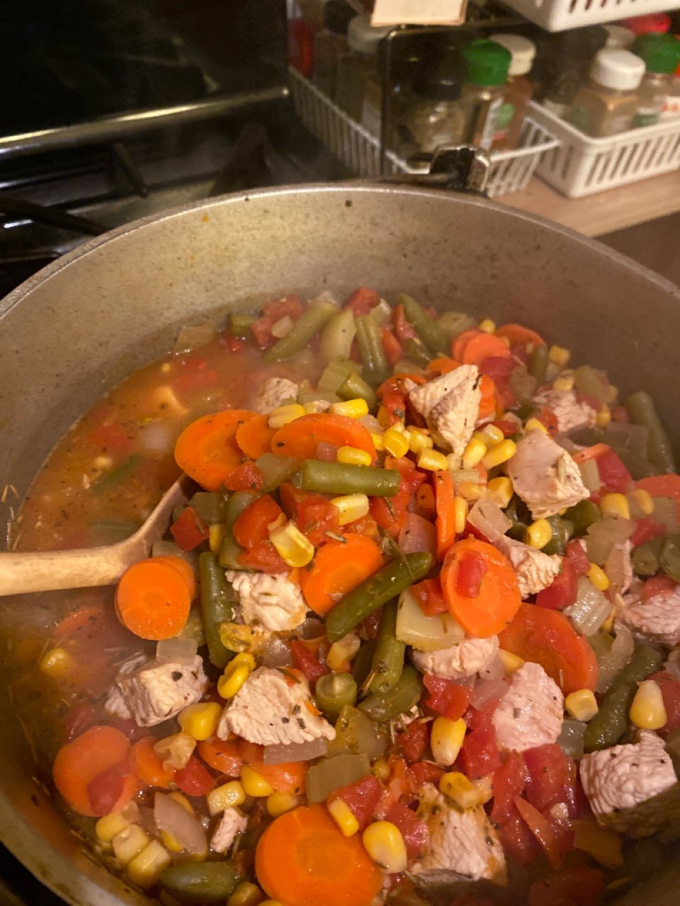 Chicken and vegetable soup Directions, calories, nutrition & more Fooducate