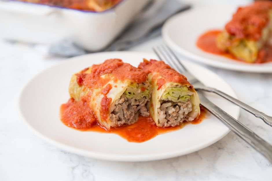 Stuffed Cabbage Rolls Directions, calories, nutrition & more Fooducate