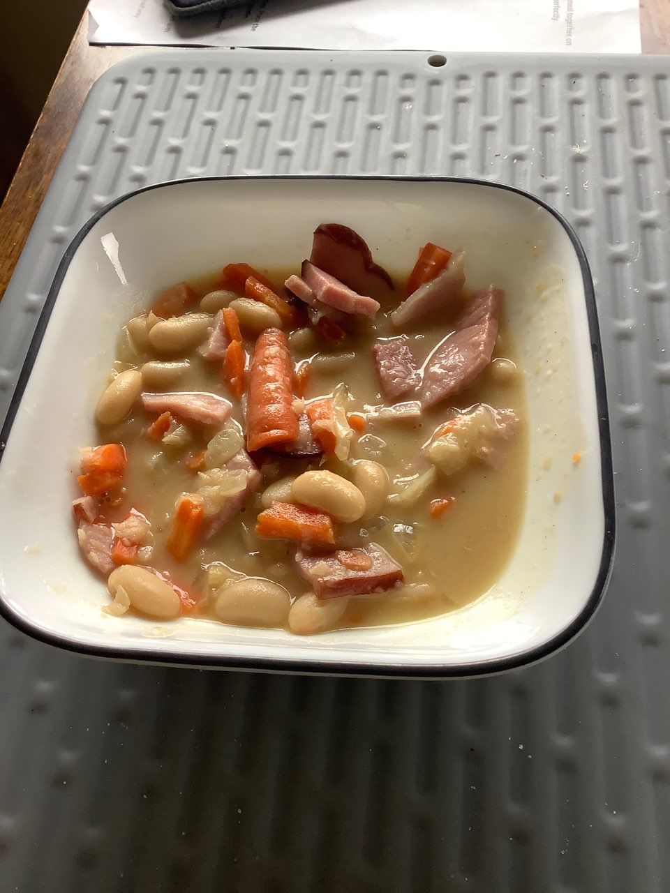 White Bean ‘n’ Ham Soup WH Directions, calories, nutrition & more