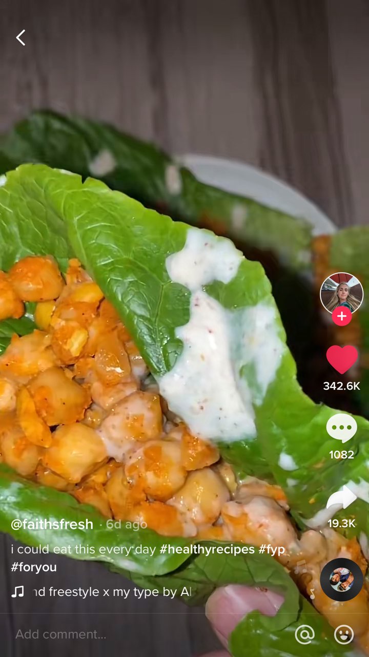 Chickpea Lettuce Wraps Directions, calories, nutrition & more Fooducate