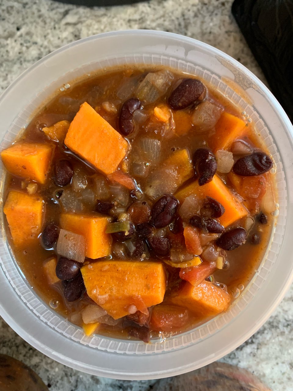 sweet potato black bean soup Directions, calories, nutrition & more