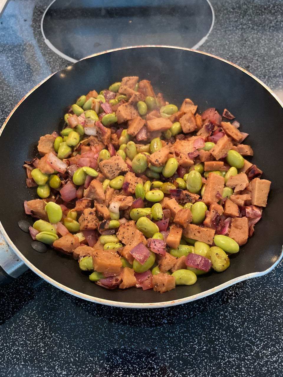 saitan with edamame Directions, calories, nutrition & more Fooducate