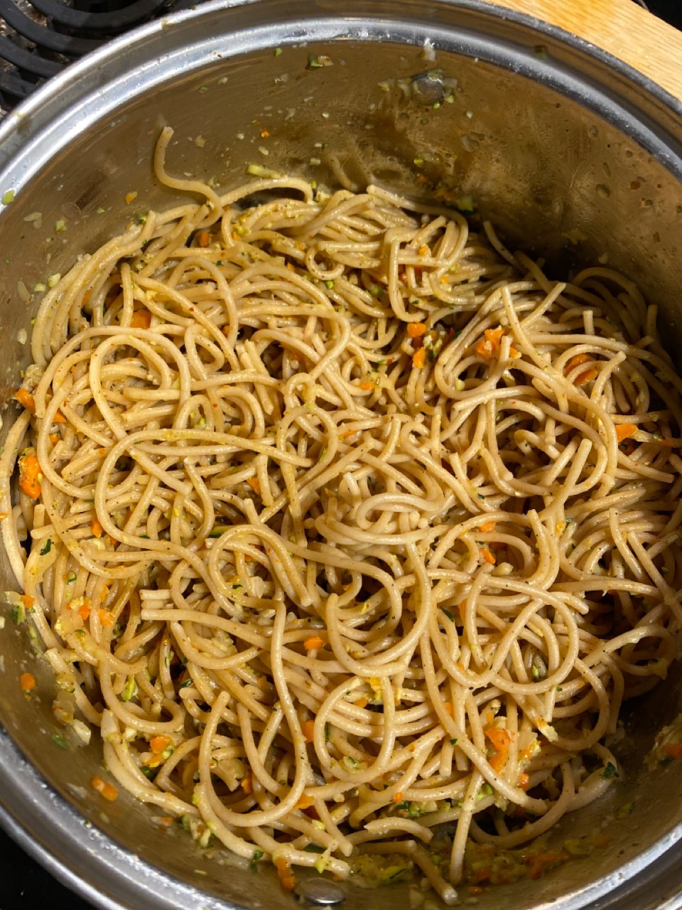 pasta with zucchini and coconut milk Directions, calories, nutrition