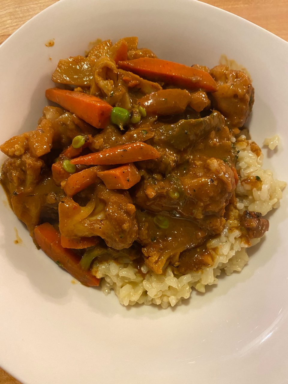 Panang Curry and Brown Rice Directions, calories, nutrition & more