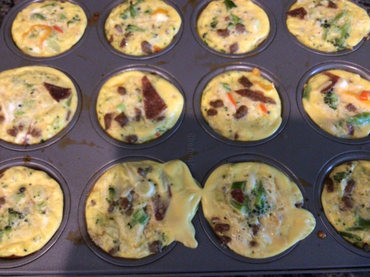 easy loaded baked omelette muffins Directions, calories, nutrition & more Fooducate