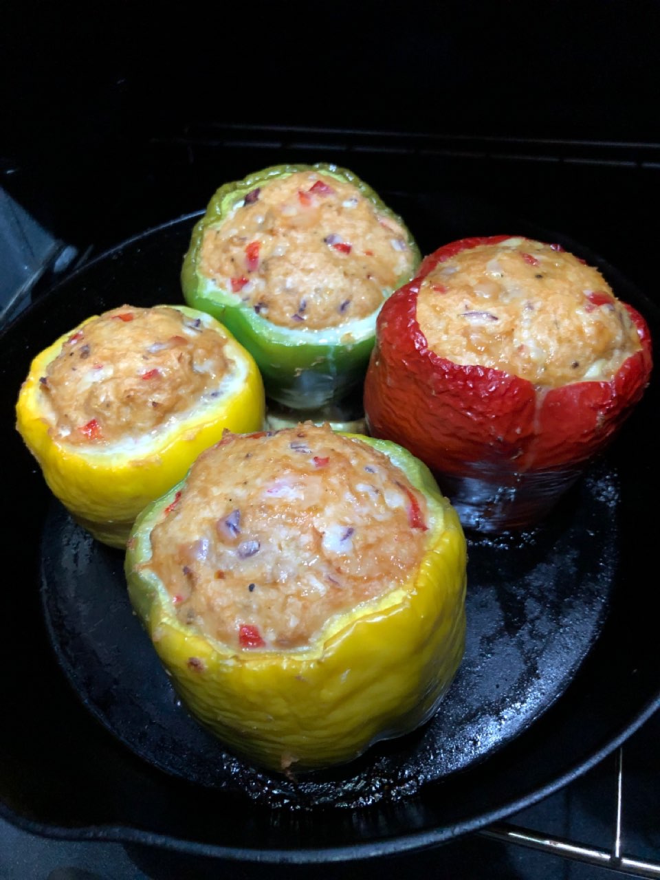 Stuffed Bell Peppers with Ground Chicken Directions, calories