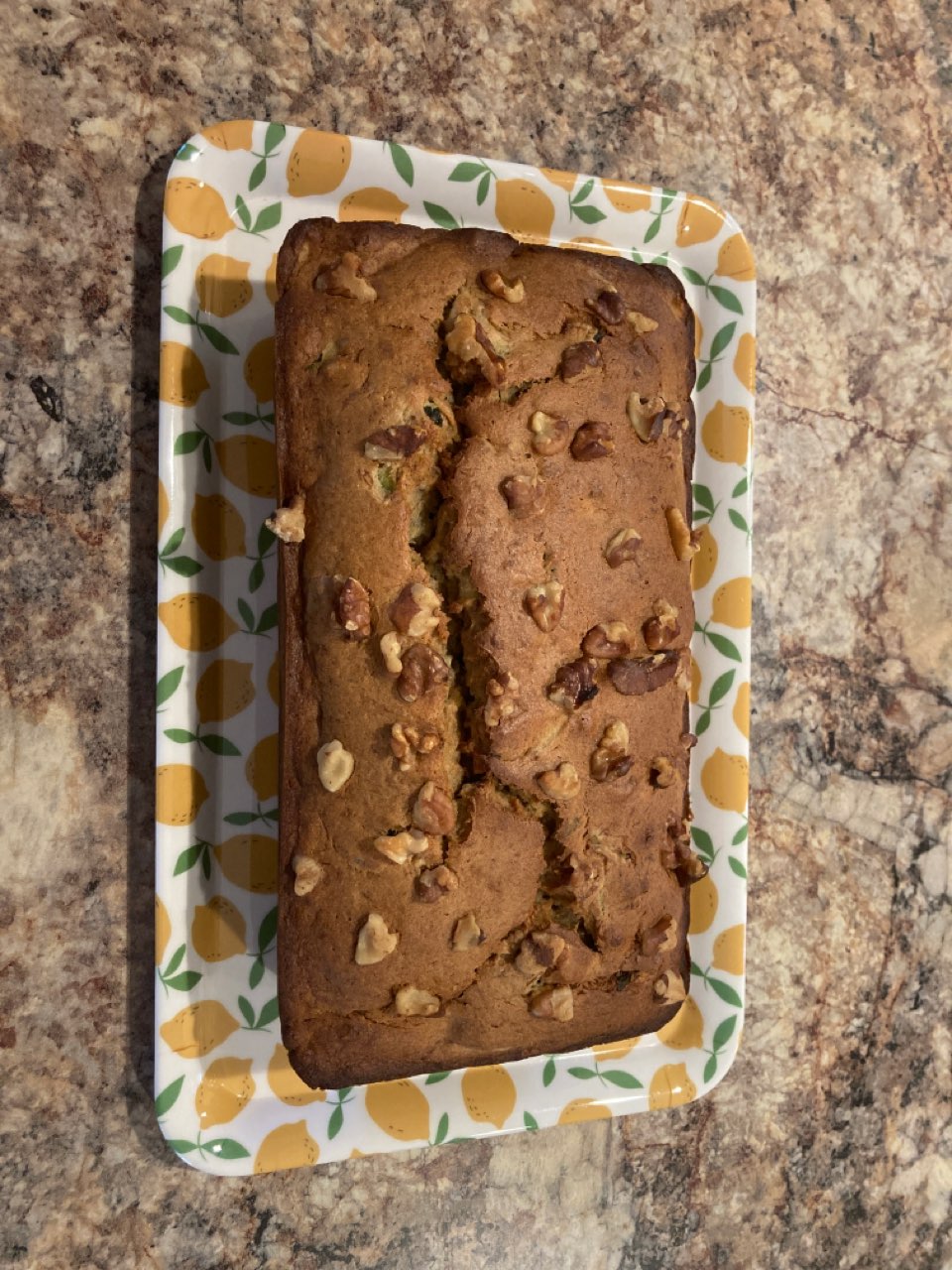 zucchini banana bread (with walnuts) Directions, calories, nutrition