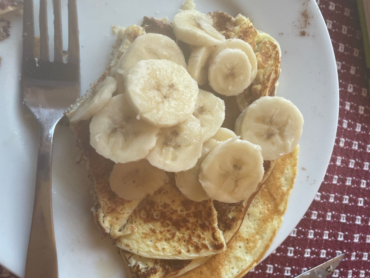 Banana cinnamon pancakes Directions, calories, nutrition & more