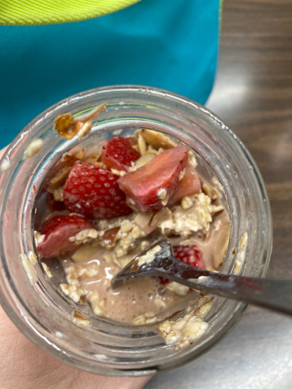 Overnight Oats with Strawberries Directions, calories, nutrition