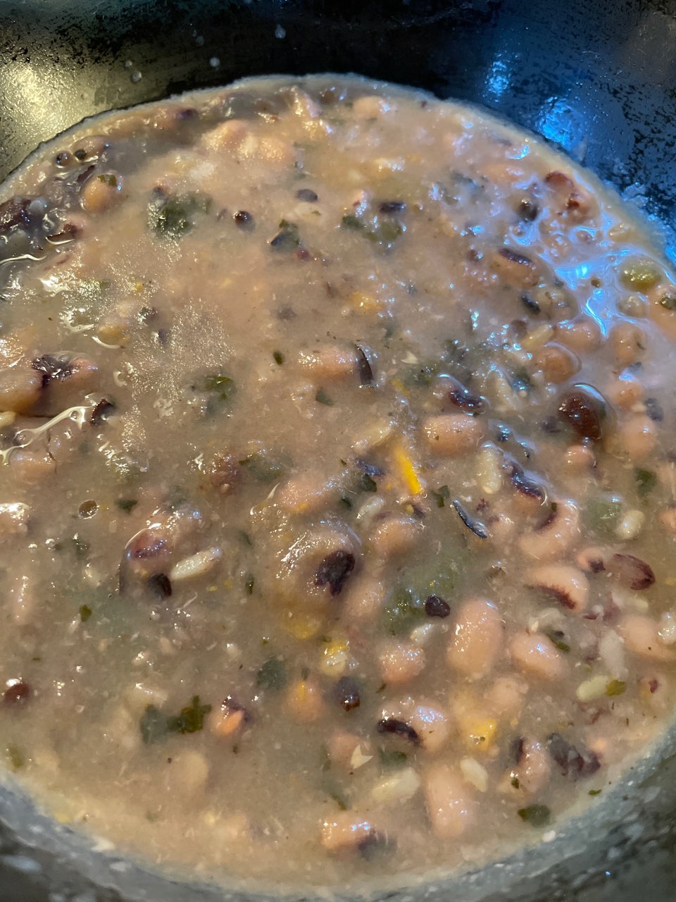 Easy Blackeyed Field Pea Soup Directions, calories, nutrition & more