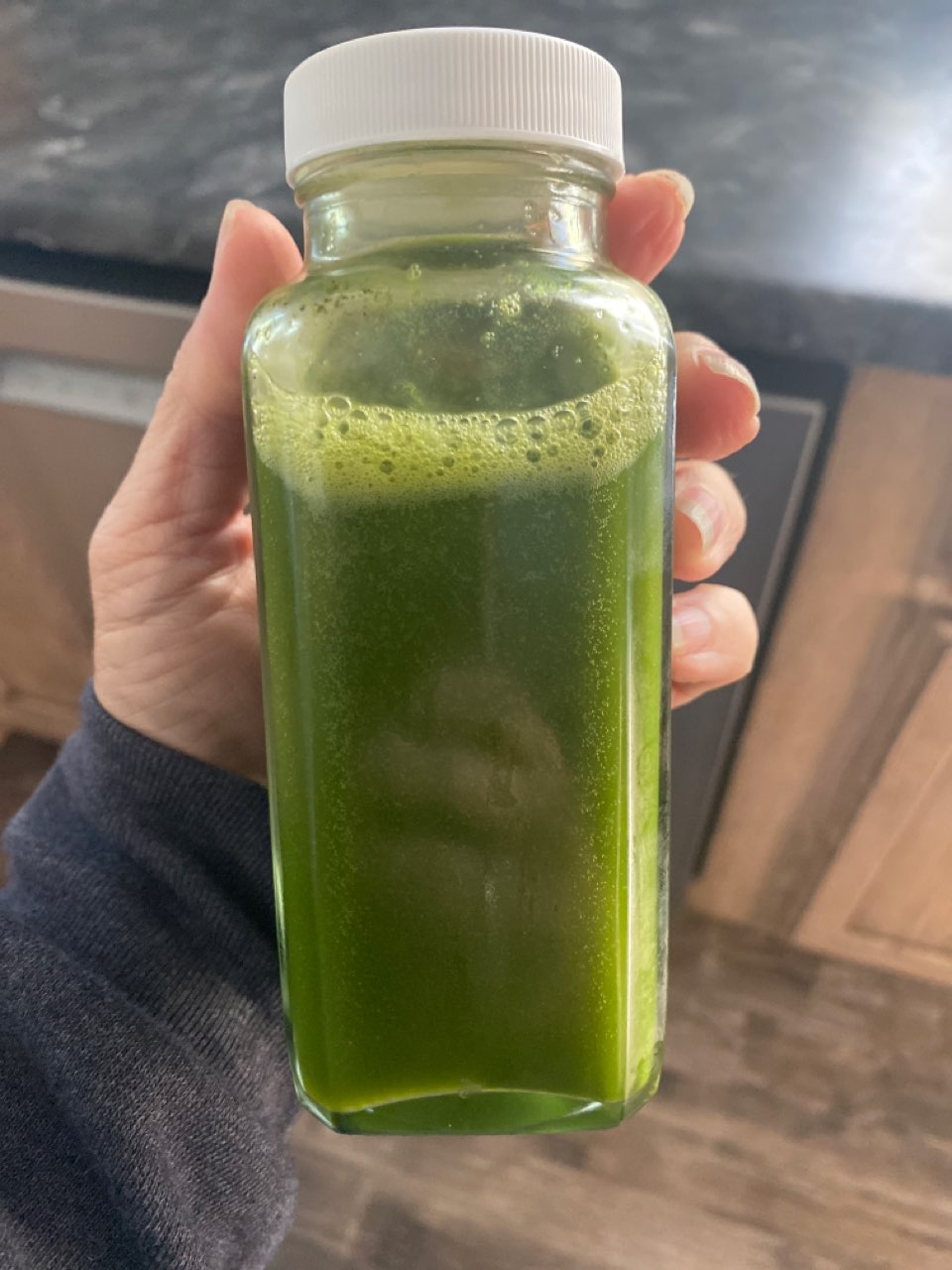 cold pressed Juice (spinach, kale, grape, orange, apple) Directions