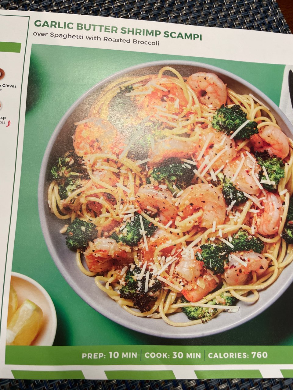 Hello Fresh Shrimp Scampi Directions, calories, nutrition & more
