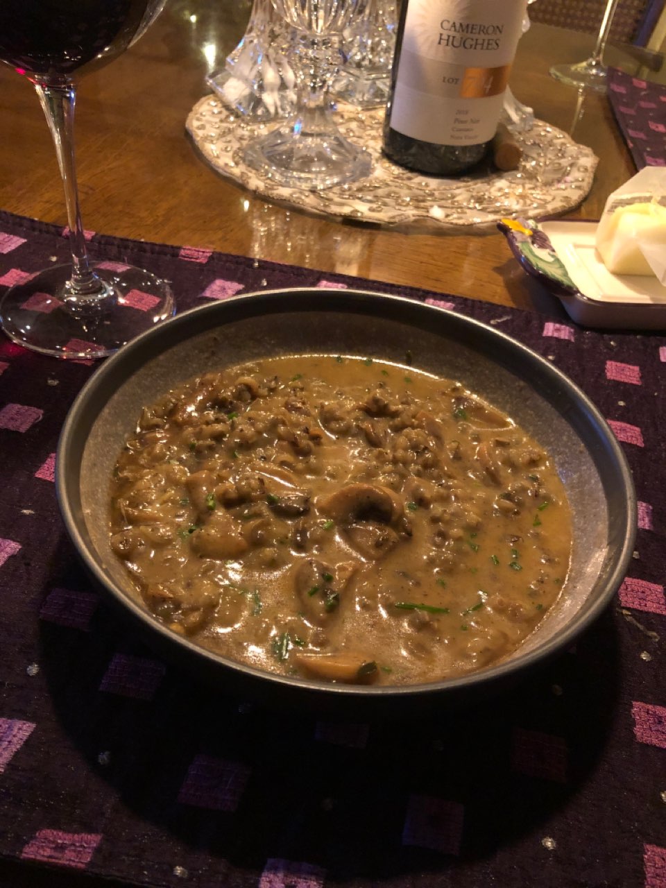 Wild Rice and Mushroom Soup Directions, calories, nutrition & more