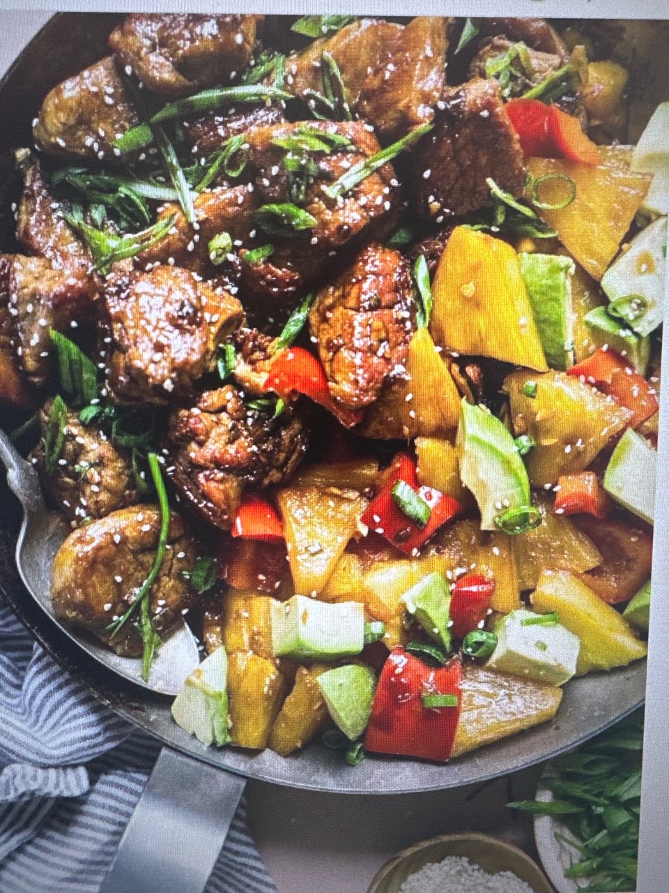 Pineapple Pork Stir Fry Directions, calories, nutrition & more Fooducate