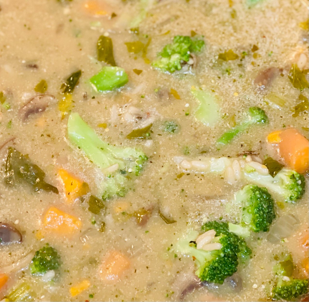 Creamy Vegetable Wild Rice Soup Directions, calories, nutrition & more
