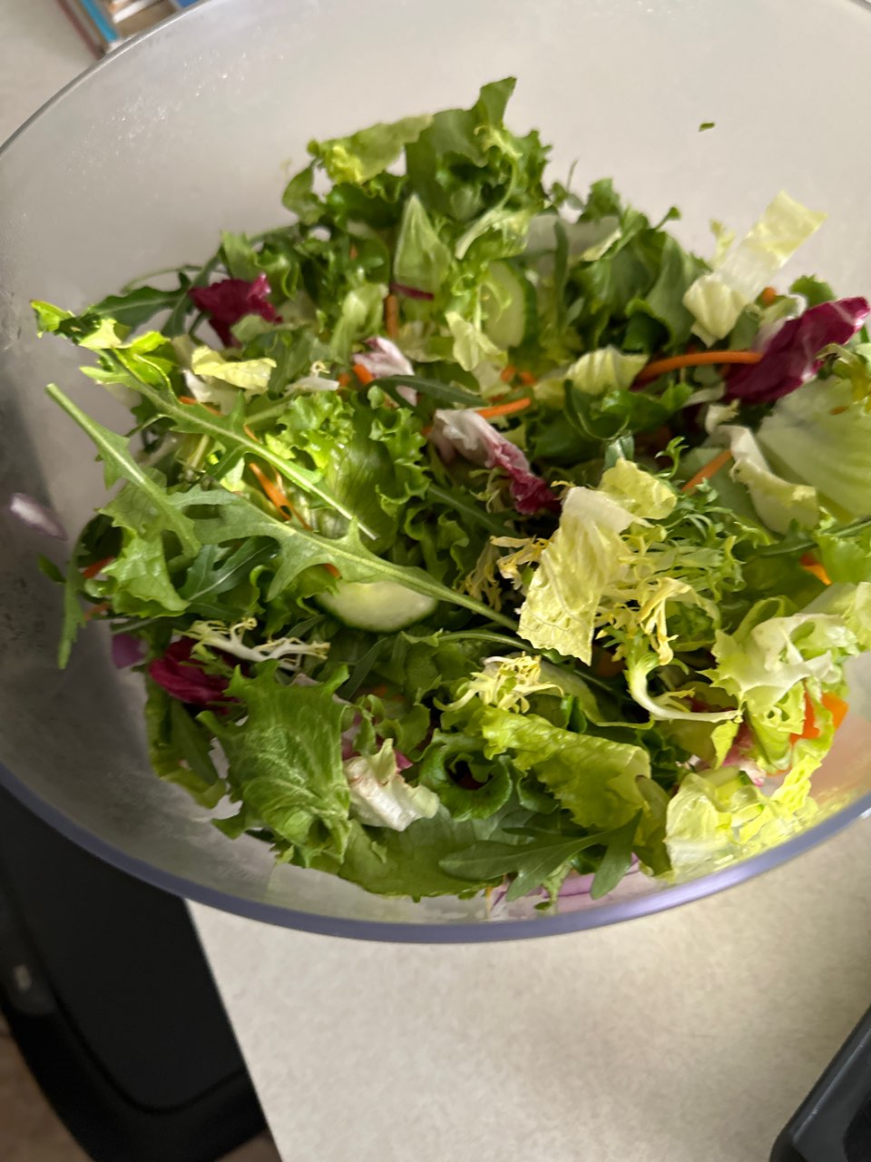 calories in a green salad with dressing arugula green salad with vinaigrette dressing