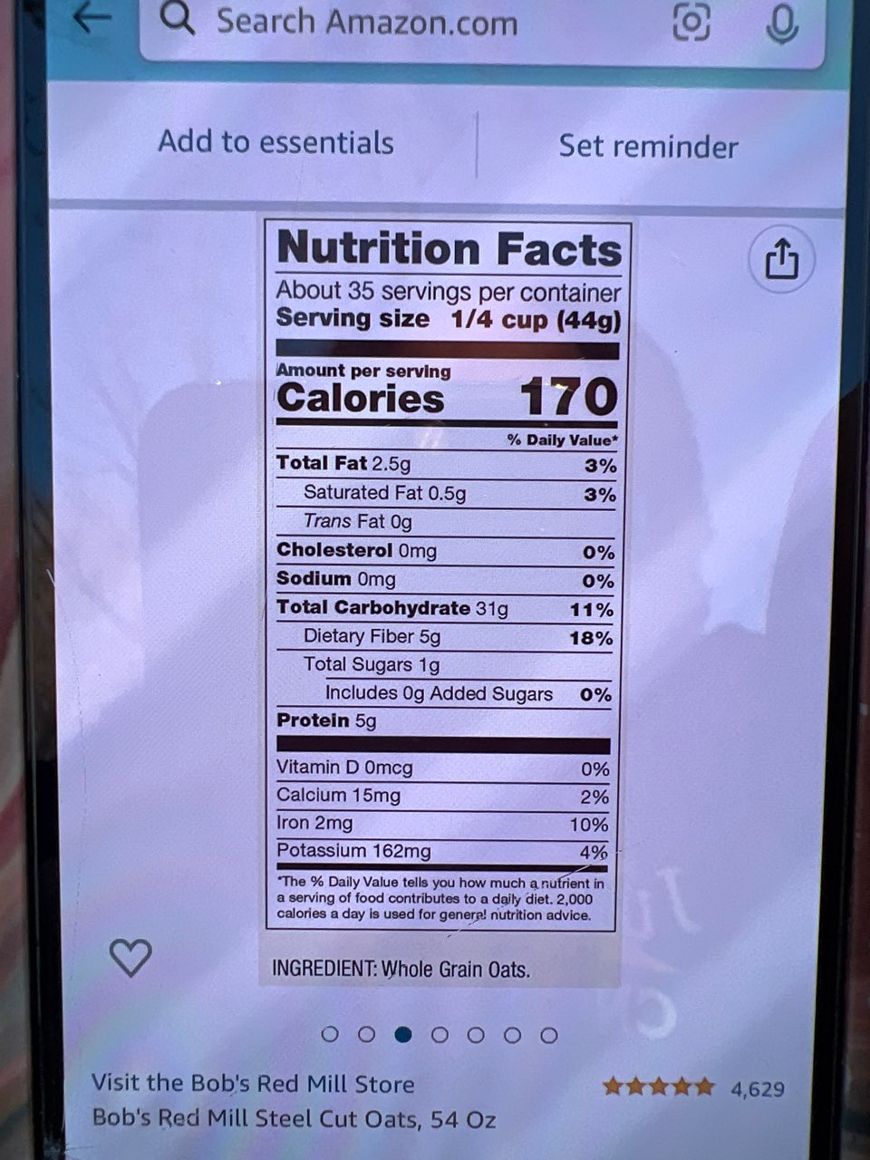 Steel Cut Oatmeal Directions, calories, nutrition & more Fooducate