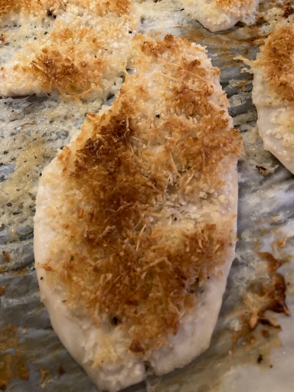 Baked Panko Parmesan Fliynder Directions, calories, nutrition & more
