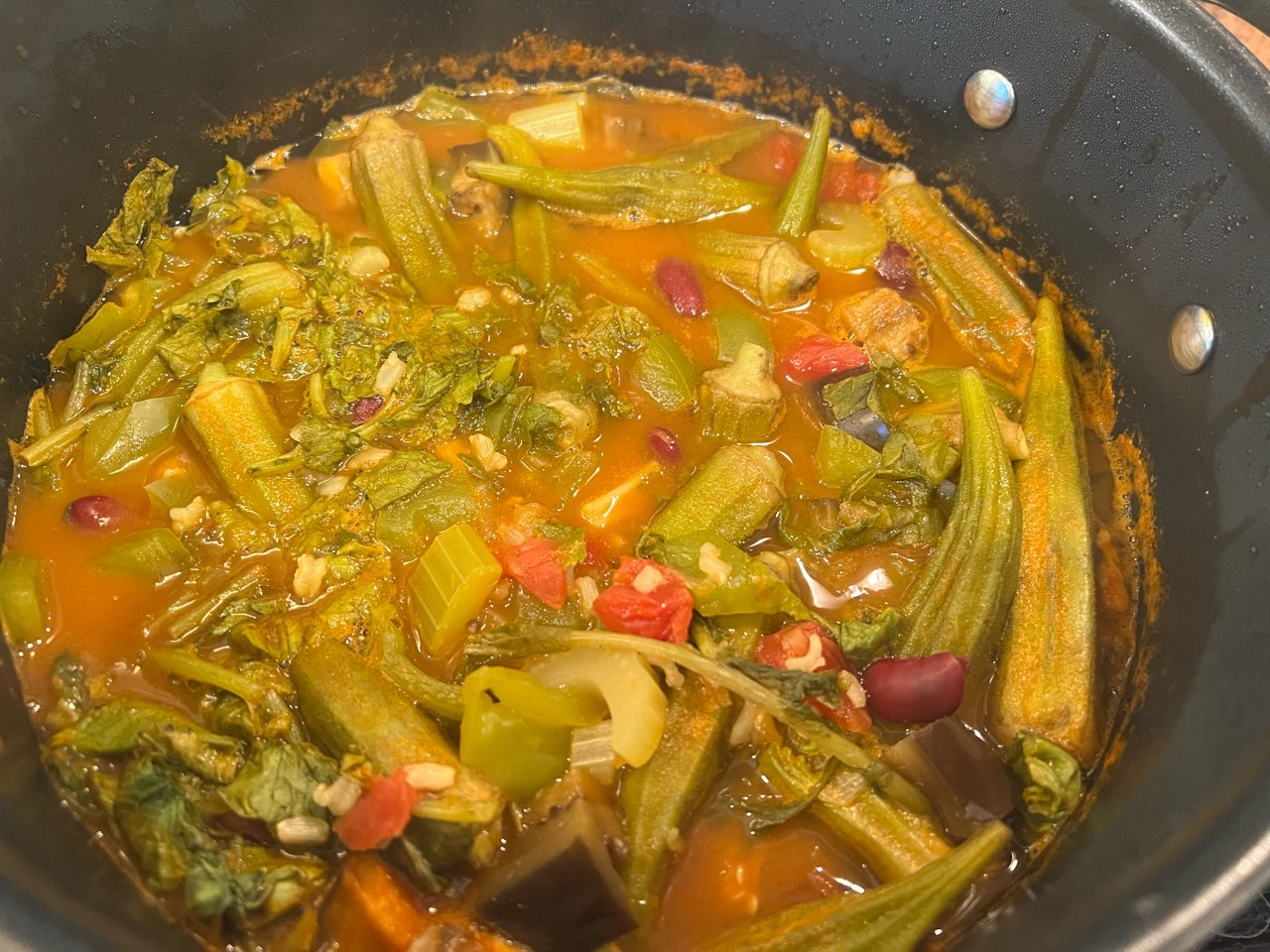 Okra Red Beans Stew Directions, calories, nutrition & more Fooducate