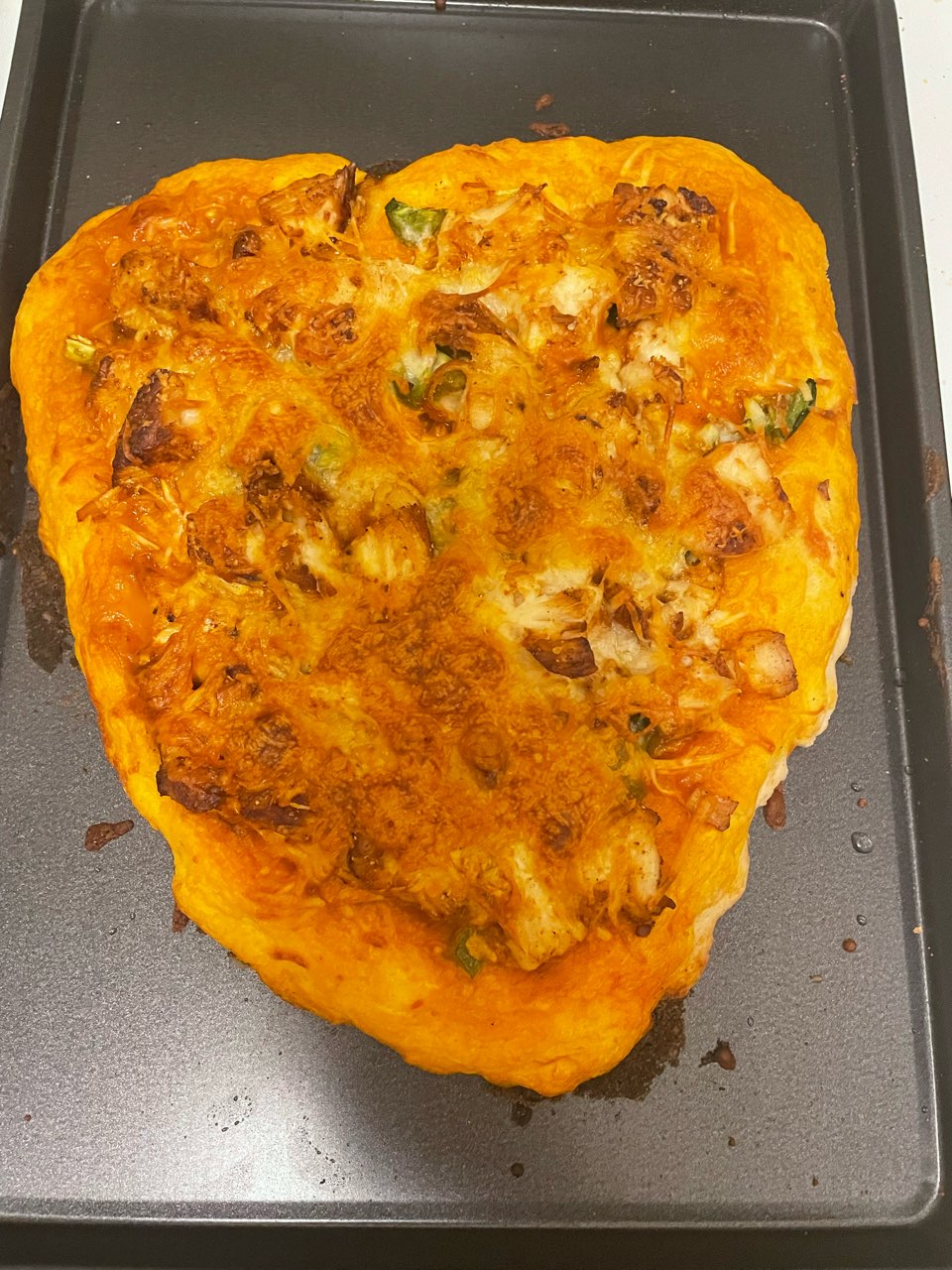 Buffalo Chicken Flatbread Directions, calories, nutrition & more