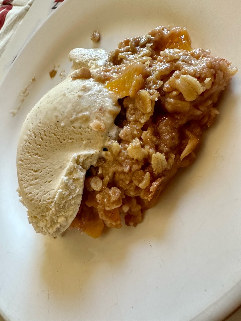 Peach Crisp Directions, calories, nutrition & more Fooducate