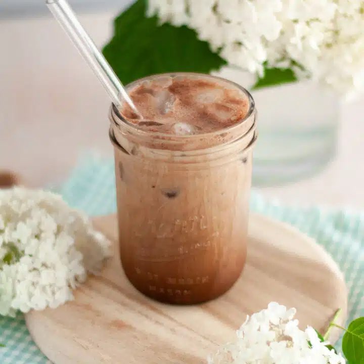Chocolate Almond Shaken Espresso Directions, calories, nutrition