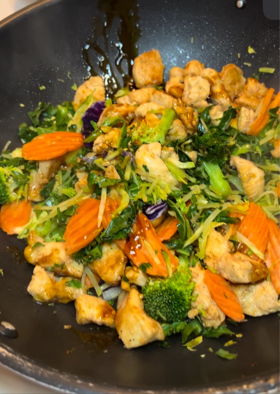 chicken teriyaki stir fry Directions, calories, nutrition & more