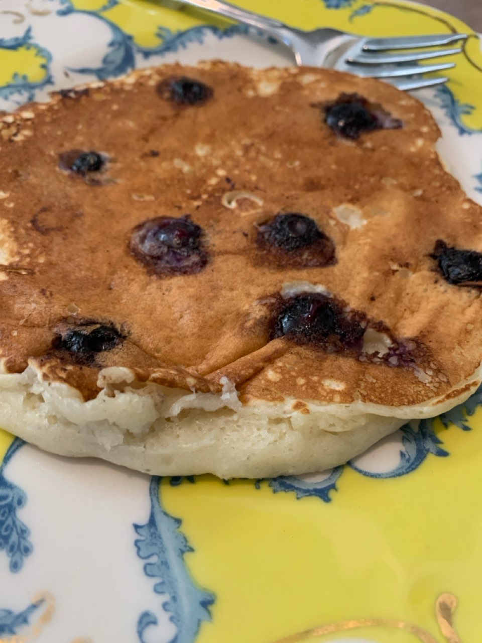 Buttermilk Pancake with Blueberries Directions, calories, nutrition