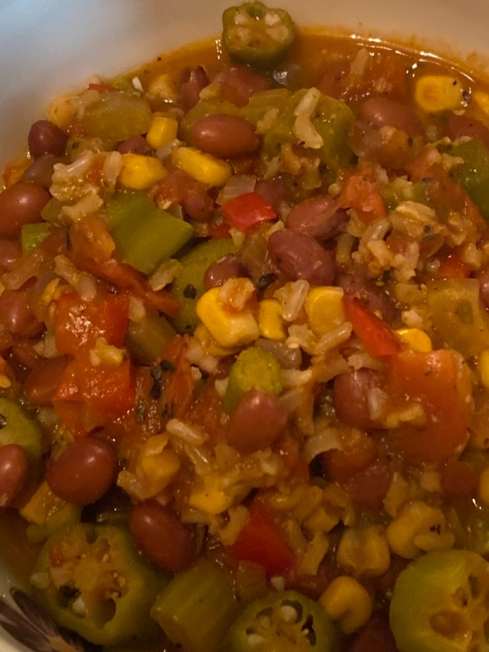 Vegetarian Gumbo Directions, calories, nutrition & more Fooducate