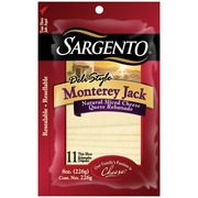 Sargento(R) Cheese,Deli Style Monterey Jack Thin Slices 11 Ct: Calories