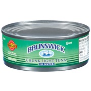 Brunswick Tuna,Chunk Light In Water: Calories, Nutrition Analysis ...
