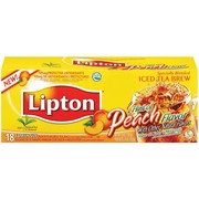 Lipton Tea Bags Iced Brew Hint Of Peach 18 Ct Calories Lipton Tea Bags Iced Brew Hint Of Peach 18 Ct