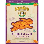 Annie's Homegrown Cheddar Bunnies,Organic Cheddar: Calories, Nutrition ...