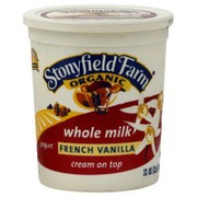 Stonyfield Organic Yogurt, Probiotic, Whole Milk, Organic, Vanilla: Calories, Nutrition Analysis