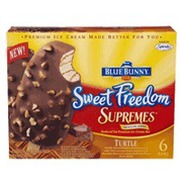 blue bunny turtle sundae ice cream