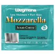Wegmans Cheese, Solid, Mozzarella: Calories, Nutrition Analysis & More