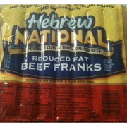 Hebrew National Reduced Fat Beef Franks Hebrew National Reduced Fat Beef Franks