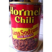 Hormel Chili, with Beans, Less Sodium: Calories, Nutrition Analysis