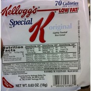Special K Cereal: Calories, Nutrition Analysis & More | Fooducate