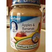 gerber apple banana mixed cereal