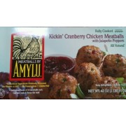 Meatballs by Amylu Meatballs, Chicken, Kickin&rsquo; Cranberry
