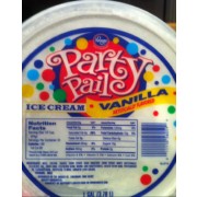 Kroger Party Pail Ice Cream Vanilla Calories Nutrition