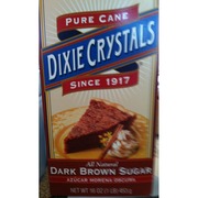 Dixie Crystals Sugar, Dark Brown: Calories, Nutrition Analysis & More