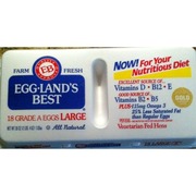 Eggland's Best Eggs, Grade A Brown Large Cage Free Organic 18 Ct ...