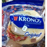 kronos original pita calories nutrition analysis more fooducate