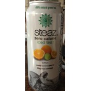 Steaz Zero Calorie Iced Teaz Citrus Green Tea: Calories ...