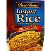 Best Choice Instant Brown Rice: Calories, Nutrition