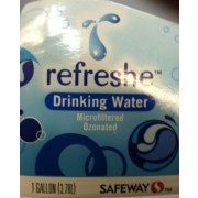 Safeway Refreshe Drinking Water: Calories, Nutrition Analysis & More