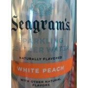 Seagram S White Peach Sparkling Seltzer Water Calories Nutrition Analysis More Fooducate