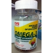 CVS Pharmacy Omega-3 Gummy Vitamins: Calories, Nutrition Analysis ...
